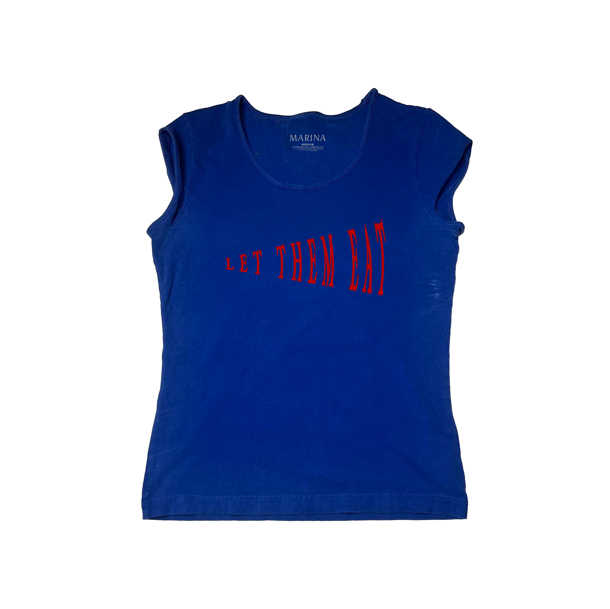 Let Them Eat Cap Sleeve Tee