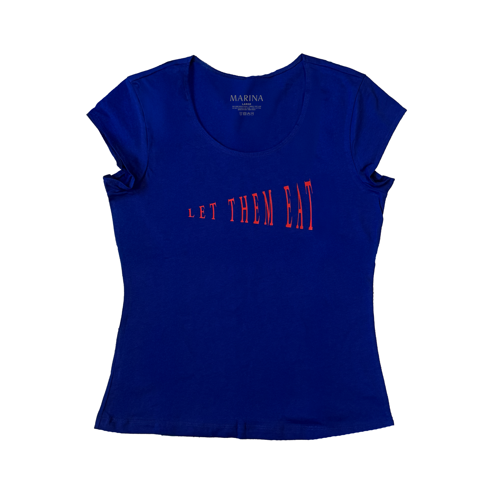 Let Them Eat Cap Sleeve Tee