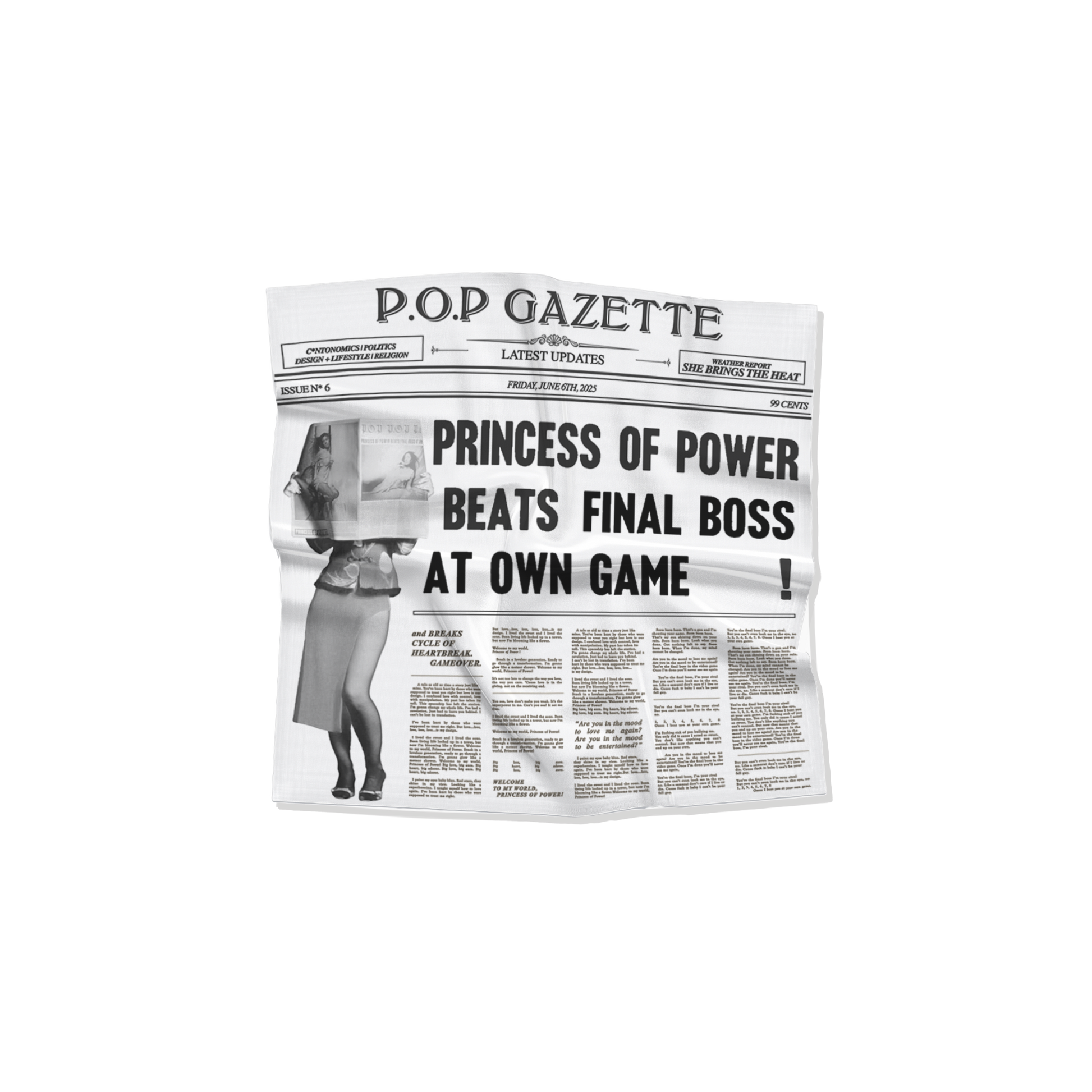 PRINCESS OF POWER Silk Scarf