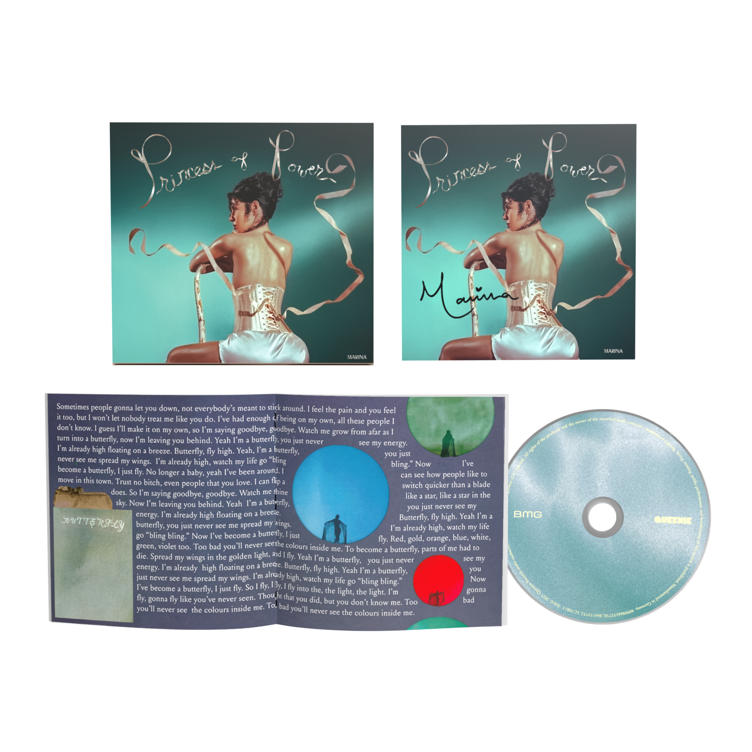 PRINCESS OF POWER Standard CD with Signed Print