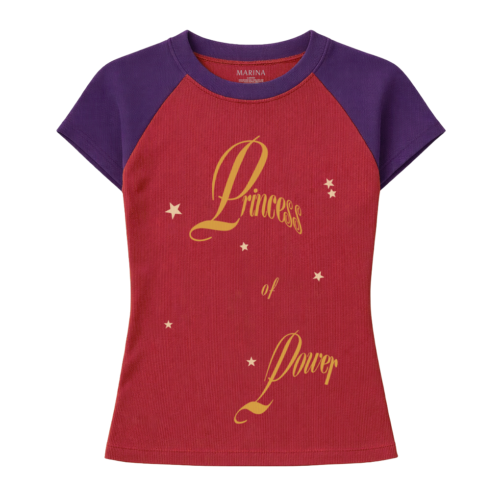 PRINCESS OF POWER Fitted Raglan Tee