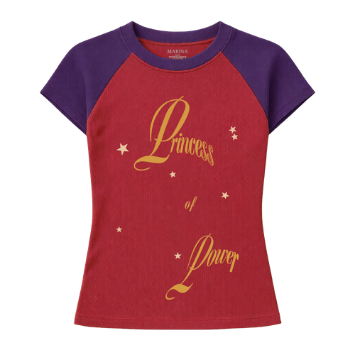 PRINCESS OF POWER Fitted Raglan Tee